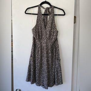 Floral Halter dress. Size S.